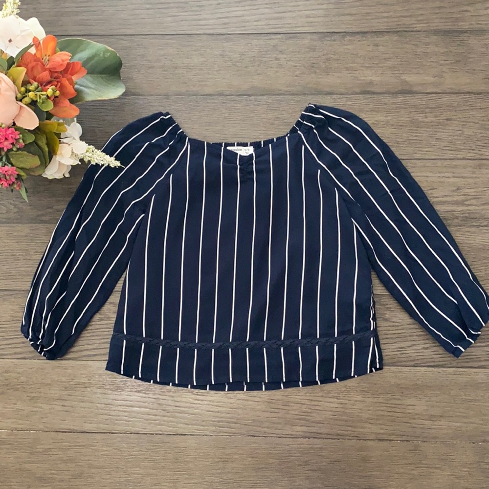 Long sleeve striped blouse from Abercrombie kids